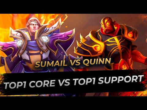 Top1 Support Sumail vs Top1 Core Quinn -  Dota 2 Replay Full Gameplay