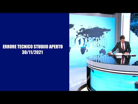 Errore Studio Aperto 30/11/2021