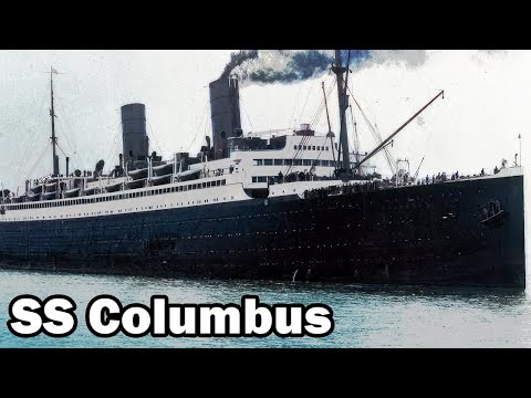 Wreck of the German liner SS Columbus