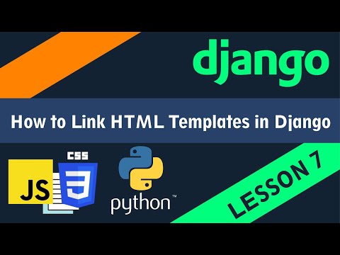 How to Link HTML Templates in Django - Navigating within HTML pages (URLs) - Lesson 7
