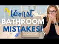THE 3 WORST BATHROOM MISTAKES EVERYONE MAKES Homedecor Homedesign Interiordesign