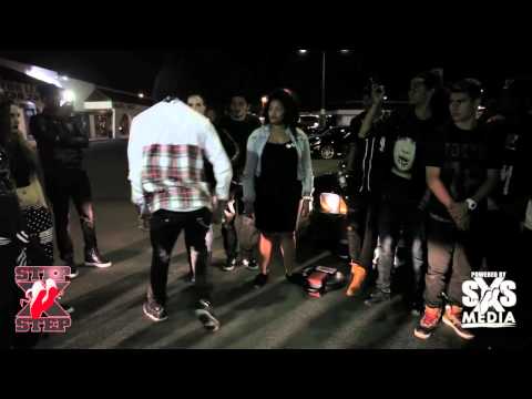 Larry Les Twins and Joe Styles ATeamLV Exchange in Parking Lot   #SXSTV