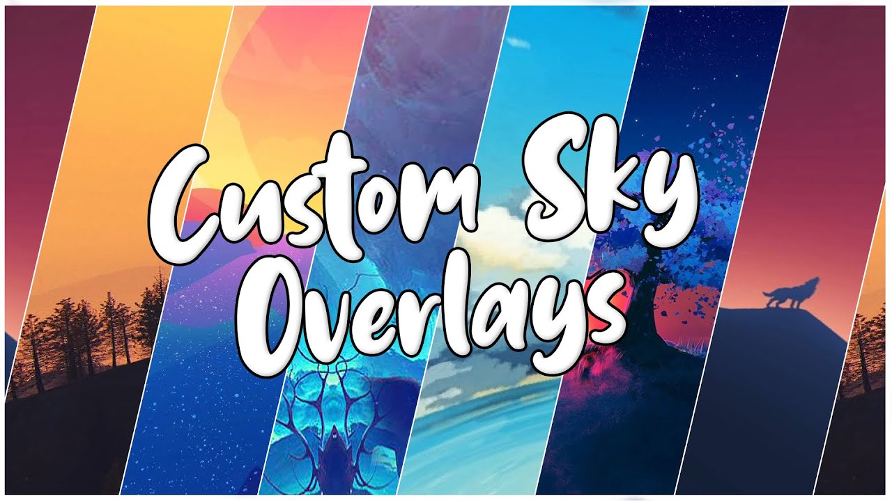 Cartoon Cloudy Custom Sky (Overlay)
