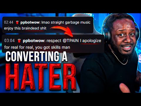 T-Pain turns a HATER into a FAN