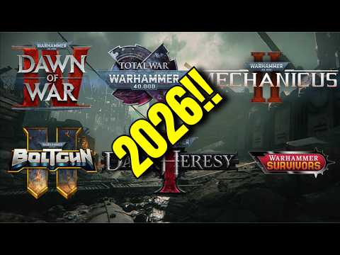 Warhammer 40K's BEST Year EVER for Games! Upcoming Lineup + Updates!