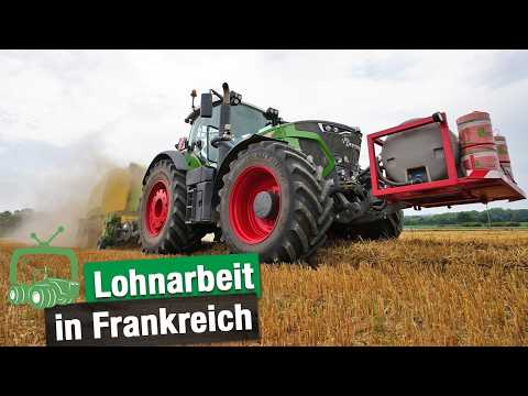 Lohnunternehmen ETA JAN aus Frankreich | Teil 4 | Getreideernte mit New Holland und Fendt