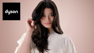 How to create a layered blow out with the NEW Dyson Airwrap Large round volumizing brush attachment