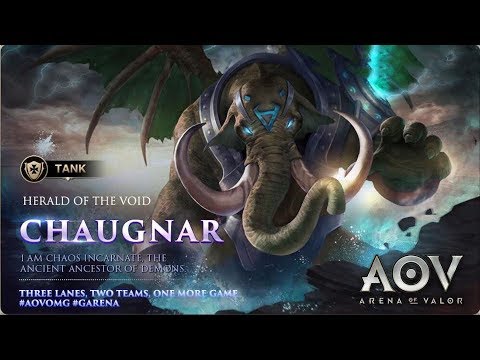 How to play Chaugnar - Gameplay Arena of Valor -  Build, Skills