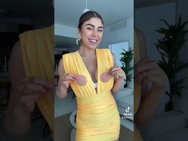 Vídeo relacionado con prowithlin Sujetador Invisible Push Up - Copas Adhesivas Reutilizables, Sujetador Adhesivo sin Tirantes Push Up, Sujetador Invisible Adhesivo (FR/ES, Letras, Talla única, Regular, Regular)