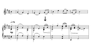 How to harmonise a melody like Ravel