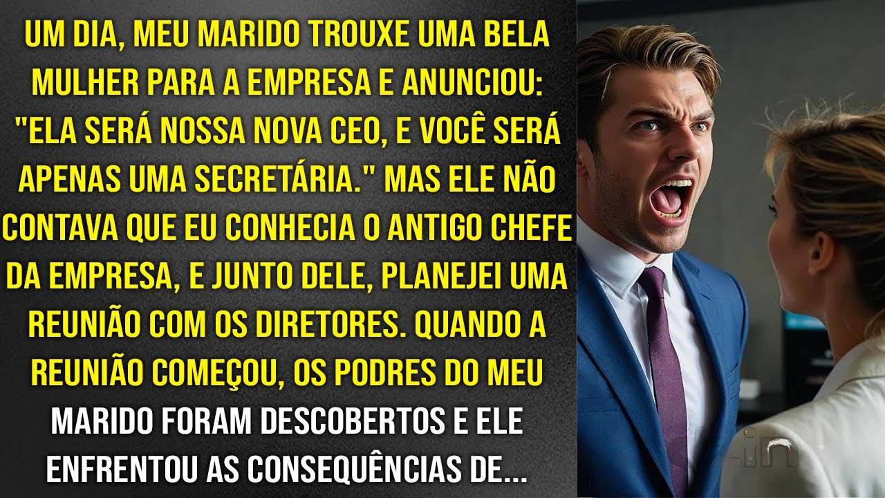 Meu marido colocou sua amante como chefe da empresa e me expulsou. Mas, ele se esqueceu que eu era..