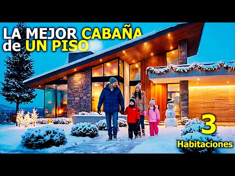 Video del proyecto One-story cabin plans 25x25m