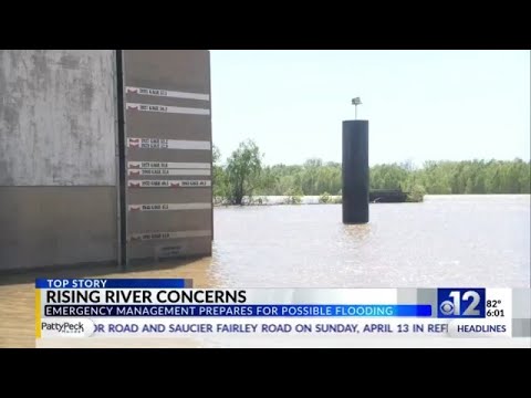 Ms River Stage At Vicksburg