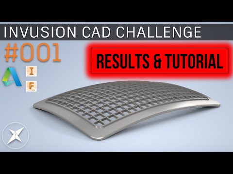 Invusion CAD Challenge #001 RESULTS! - FUSION 360 & INVENTOR