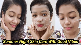 Summer Night Skin Care Routine ft. Good Vibes | Remove SunTan Get Glowing skin| Krrish Sarkar