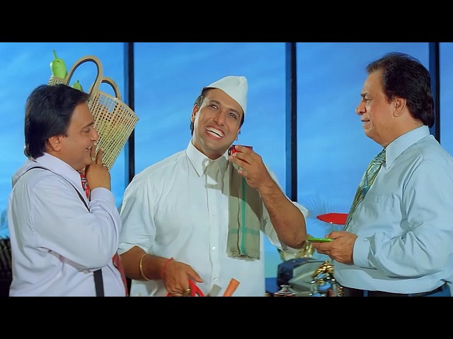 पकड़, मुझे नहीं उस बूढ़े को पकड़ मेरे पे किचल उड़ाया था - गोविंदा, कादर खान और परेश रावल कॉमेडी सीन