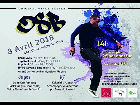 Original Style Battle 2018 : Demi-Finale Pop , Benny Rock VS Alexypop