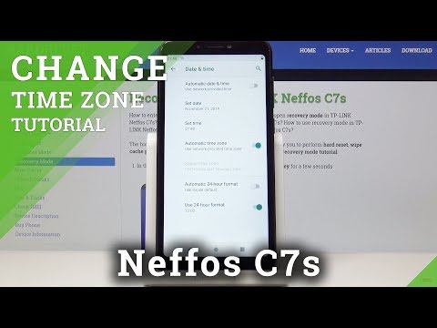 How to Set up Date & Time in TP-LINK Neffos C7s