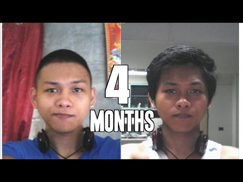4 Months Hair Growth Time Lapse