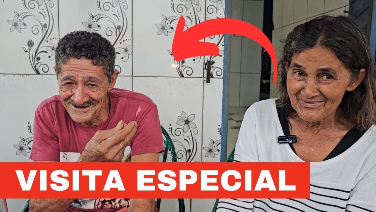 DONA ELVIRA VISITA SEU MILTON E CONHECE DONA MARLENE