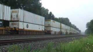 preview picture of video 'Ten Trains in Three Hours at Cove, PA 8/29/09 (Part 2 of 2)'