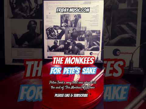 THE MONKEES For Pete’s Sake New Red Mono Vinyl #fridaymusic #themonkees #mickydolenz #rock #vinyl
