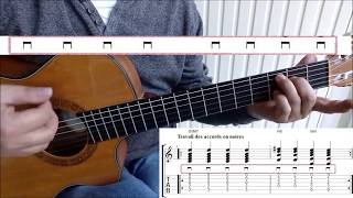 Cours de guitare: Columbine Le bal des fous (tabs) Facile