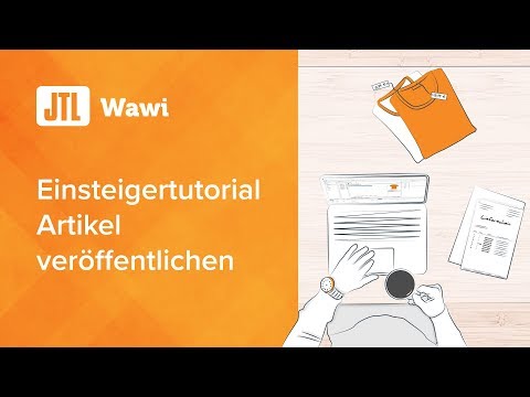 JTL-Einsteigertutorial: Artikel veröffentlichen