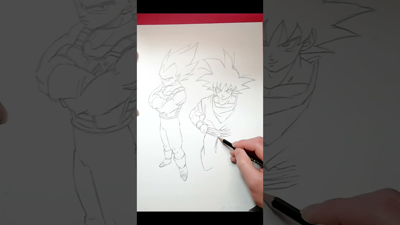 ドラゴンボール超の新作アニメが決定したらしいので描いてみたら・・