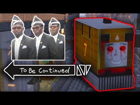 Thomas.EXE Tank Engine vs SHREK.EXE in Minecraft - Coffin Meme