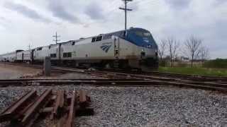 preview picture of video 'Amtrak CALIFORNIA ZEPHYR at Earlville, IL'