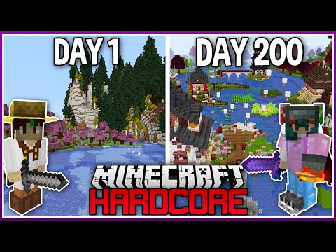 SmallishBeans - I Played Hardcore Modded Minecraft for 200 Days..