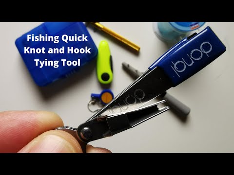 Fishing Quick Knot and Hook Tying Tool - Stainless Steel 4 in 1 Fly Line Clippers [4K]