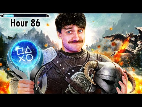 Skyrim's PLATINUM Trophy Took me 125+ HOURS!