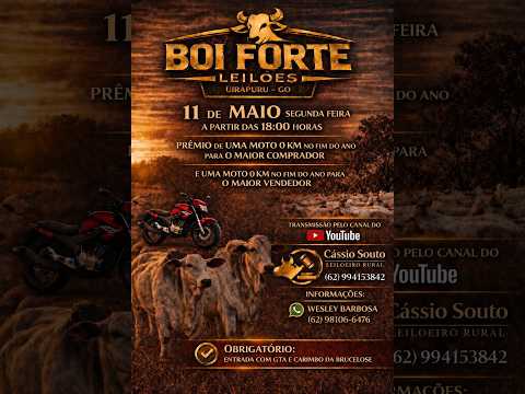BOI FORTE LEILOES UIRAPURU-GO 11/05/2026