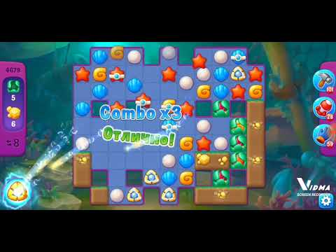 Fishdom. 4679 super hard level no boosters and diamonds