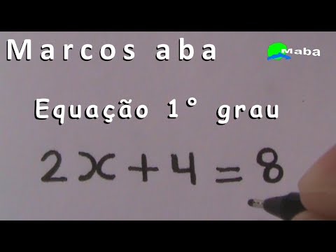 Equação do Primeiro grau - matemática (aula 01) Video