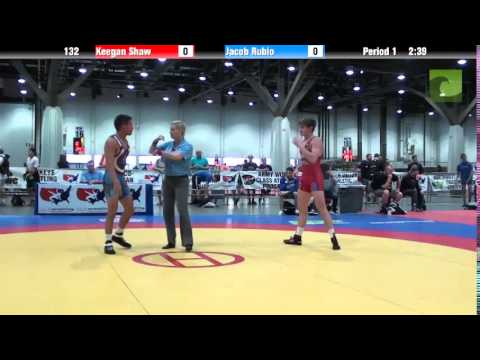Men 132 - Keegan Shaw vs. Jacob Rubio