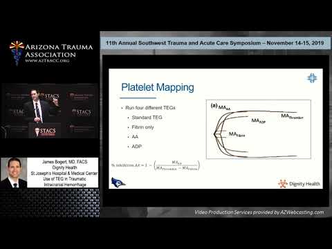 TBI and Platelet Mapping, presented at STACS 2019