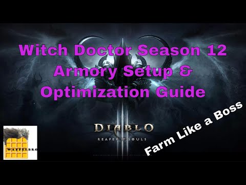 Diablo 3 Season 12 Witch Doctor Armory Setup | Optimization Guide