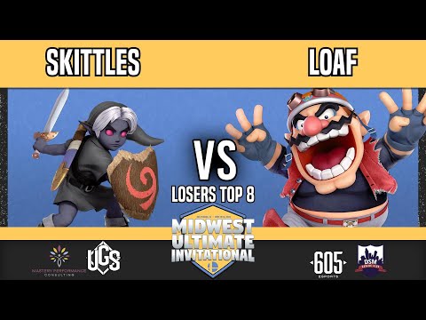 Midwest Ultimate Invitational - Losers Top 8 - skittles(Young Link) Vs. loaf(Wario)