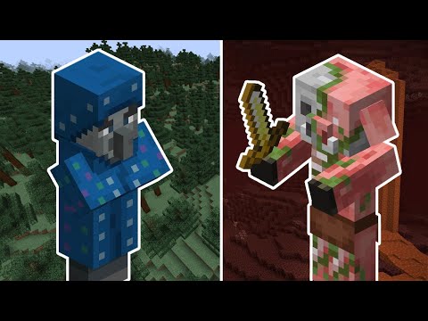 ILLUSIONER VS ZOMBIFIED PIGLIN | MINECRAFT