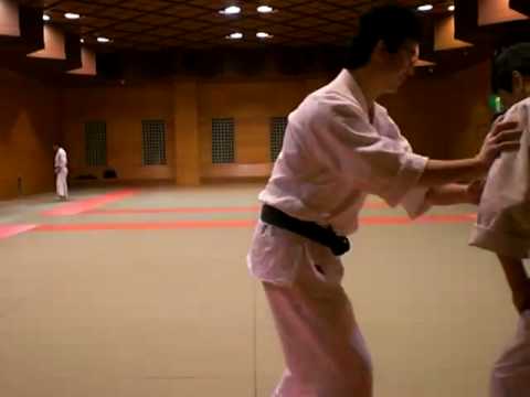 Aiki Power ＋合気道 (46)肩押され投げ　合気タックル投げ