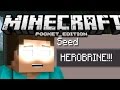 HEROBRINE POSSESSED THIS SEED IN MCPE ...