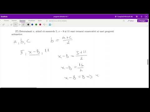 Pregatire pentru Bac - Progresii aritmetice