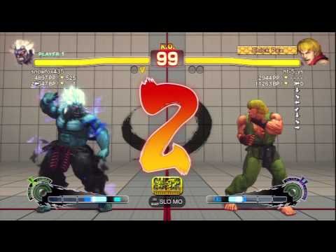 snowfox435 [Oni] Vs ht-5_ys [Ken] SSF4 AE Online Ranked Matches - PSN