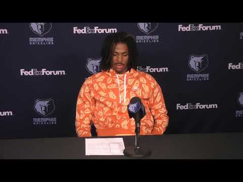 MEMvDAL: Ja Morant postgame 1.14.22