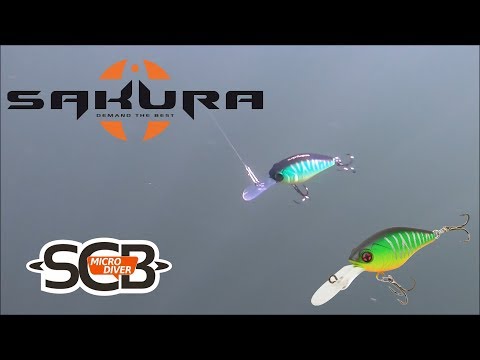Vobler Sakura SCB Crank Micro Diver 3.9cm 4.4g 102 Magma Gill F