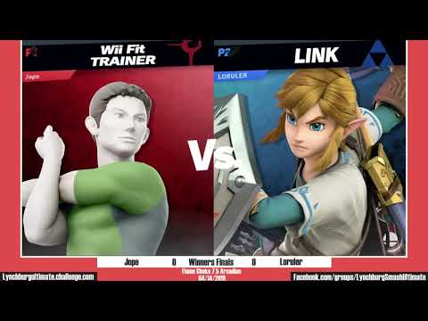 Flame Choke 7.5 - Jope (Wii Fit Trainer) vs. Loruler (Link) - WFs - Ult Singles (4/14/19)