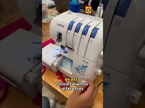 What stitches can you make with your #Brother 3534DT #overlock 💙 #casadiaz
